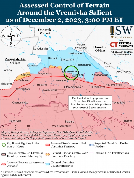 ЗСУ продовжують операції на лівому березі Херсонській області: карти ISW 5 ЗСУ продовжують операції на лівому березі Херсонській області: карти ISW