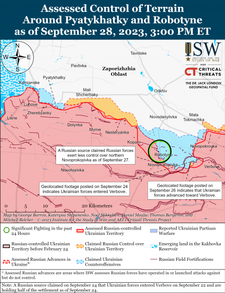 ЗСУ просунулись за Андріївку та Кліщіївку: карти боїв ISW
