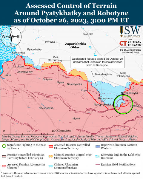 ЗСУ просунулися на лівому березі Херсонської області: карти боїв ISW 7 ЗСУ просунулися на лівому березі Херсонської області: карти боїв ISW