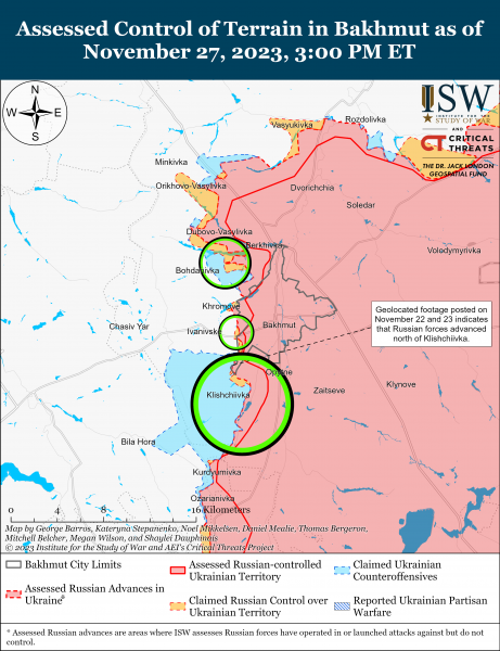 ЗСУ просунулися на південь від Роботиного: карти боїв ISW