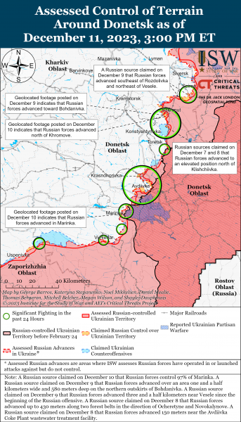 ЗСУ проводили наземні операції на лівому березі Херсонської області: карти ISW 4 ЗСУ проводили наземні операції на лівому березі Херсонської області: карти ISW