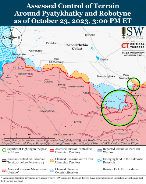 ЗСУ сподіваються прорвати лінію у напрямку Олешек: карти ISW