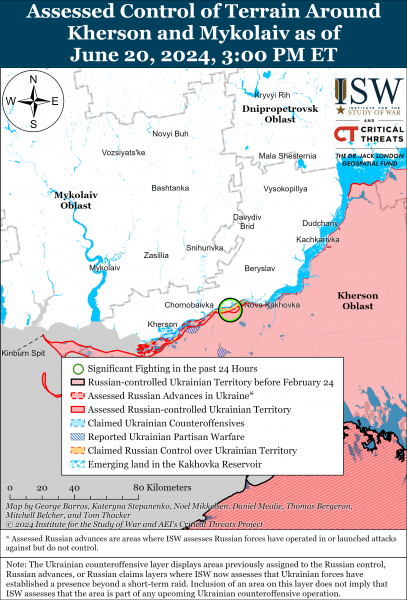 ЗСУ відбивають території біля Вовчанська, ворог просунувся в районі Часового Яру: карти ISW