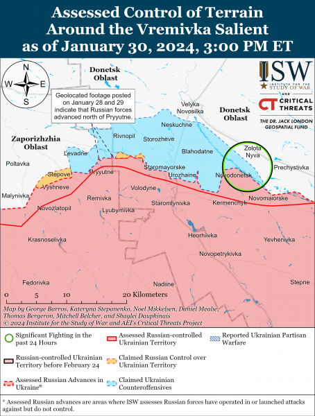 ЗСУ захопили кілька позицій в районі Горлівки: карти боїв ISW 8 ЗСУ захопили кілька позицій в районі Горлівки: карти боїв ISW