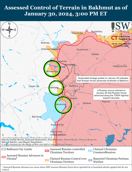 ЗСУ захопили кілька позицій в районі Горлівки: карти боїв ISW 4 ЗСУ захопили кілька позицій в районі Горлівки: карти боїв ISW