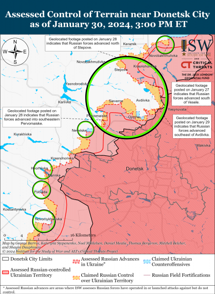 ЗСУ захопили кілька позицій в районі Горлівки: карти боїв ISW 3 ЗСУ захопили кілька позицій в районі Горлівки: карти боїв ISW